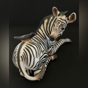 Happy landing zebra Franklin Mint